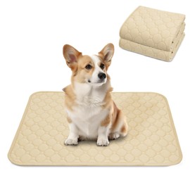 STVICTORY Washable Pet Sheet, Dog and Cat Pet Sheet, Pee Mat, Underlay, Pet Mat, Anti-Slip, Waterproof, Quick Drying, Deodorizing, Care Sheet for Puppies and Senior Dogs, Suitable for Multiple Pets