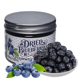 SYZJMWDY Wild Dried Blueberries, Unsweetened 7.05oz (200g) - All Natural Non-GMO, Dehydrated Fruit for Baking & Snacking - Resealable Bulk Box