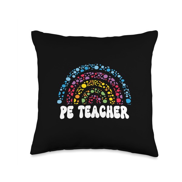 Physical Education PE Teacher Dot Day Throw Pillow