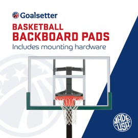 Goalsetter Basketball Backboard Edge Pads for Added Player Safety (Multiple Colors and Sizes Available)