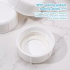 Flyanzebi Narrow Milk Bottle Caps, 10Pcs White, Leak Proof Design,