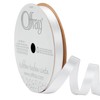Offray Single Face Satin Craft and Decorative Ribbon, 3/8" Wide,