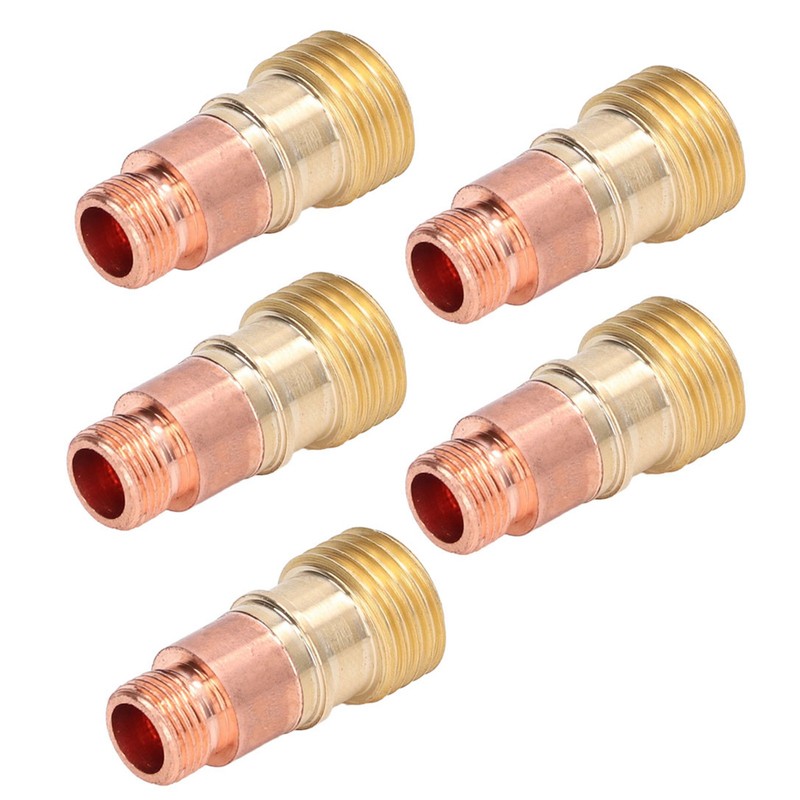 5Pcs 3/32in Gas Lens Collet Body Metal Welding Connector Replacement
