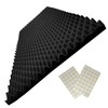 Yaolabjer 48"X 24"X 2" Egg Crate Foam Panel, Black Sound