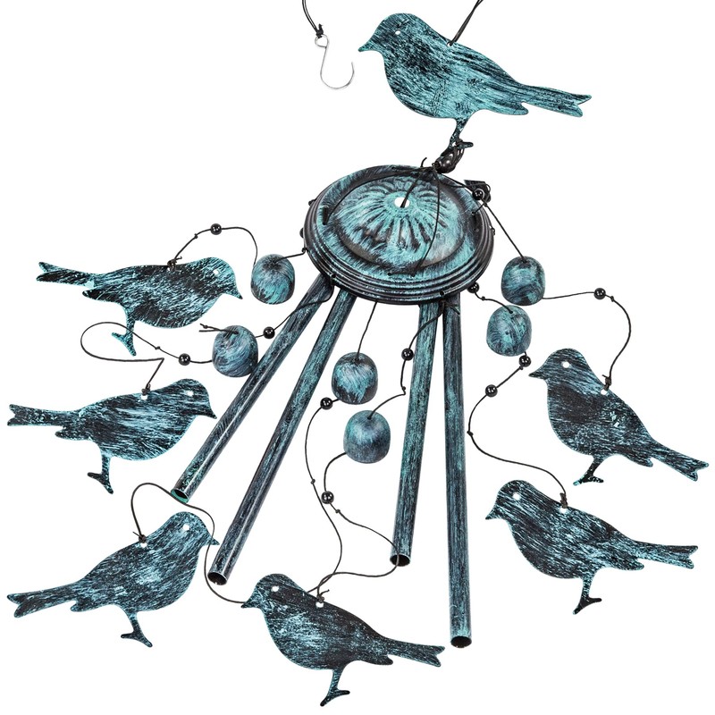 Monsiter QE Bird Wind Chimes for Outside, Outdoors Wind Chimes