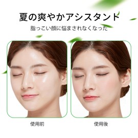 Erinde Oil Blotting Paper, 200 Sheets Fresh, Smooth Face Paper, Green Tea & Bamboo Charcoal, Soft, Anti-Glare, Oil Release, Instant Absorbent, Tear Resistant, Oil Blotting Film, Skin-friendly, Greasy