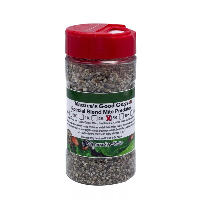 NaturesGoodGuys Special Blend Spider Mite Control Predatory Mites - 8,000