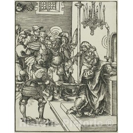 Historic Pictoric Print : Saint Thomas, from The Martyrdom of The Apostles, Lucas Cranach, The Elder, c.1505, Vintage Wall Decor : 08in x 10in