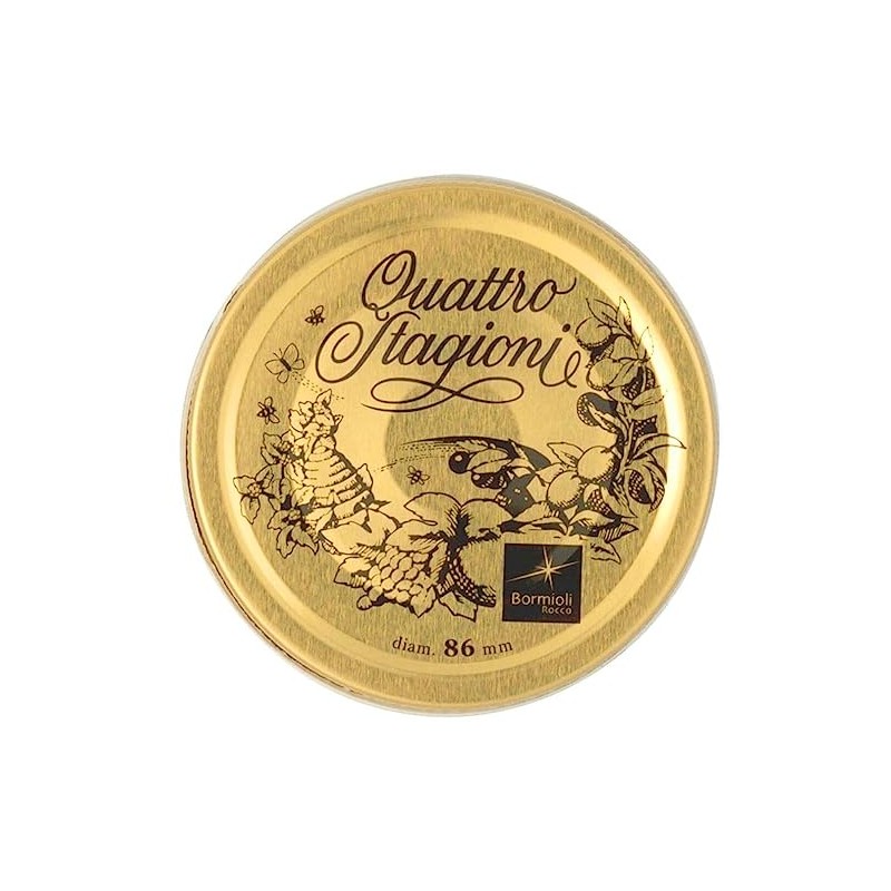 Quattro Stagionie Metal Replacement Lid 86 mm Pack of 6