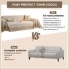 ROOMLIFE Khaki Boho Sofa Couch Cover Blanket for 3 Cushion