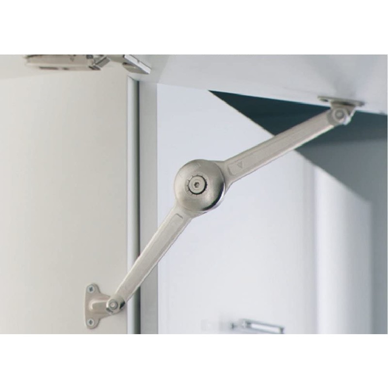 Gedotec Duo flap fitting adjustable for flap height: 200-500 mm,