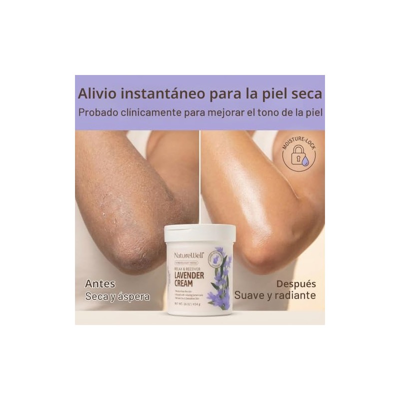 NATURE WELL Lavender Smooth & Soften Moisturizing Cream For Face,