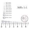 1440Pcs White Crystal Rhinestones,Glass Flatback Gems Small for Nail Face