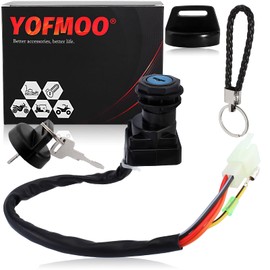 YOFMOO LT160 LT230 LT300 Ignition Key Switch Compatible with Suzuki Quadrunner 160 230 250 300 LTF160 LTF250 LTF250F LTF4WD LT160E LT230E LT300E LT4WD LTF4WDX LT F160 160 160E 230E F250 F250F 300E ATV