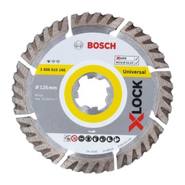Bosch Professional 2608615166 Cutting Disc Standard (Universal, X-Lock, Diameter 125 mm, Bore Diameter 22.23 mm, Cutting Width 2 mm)