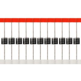 BOJACK Schottky Diodes 10SQ045 (10A 45V) Axial 10SQ045 (10 Amp 45 Volt) for Solar Panel Series Parallel Reflow Protection Diode (Pack of 20)