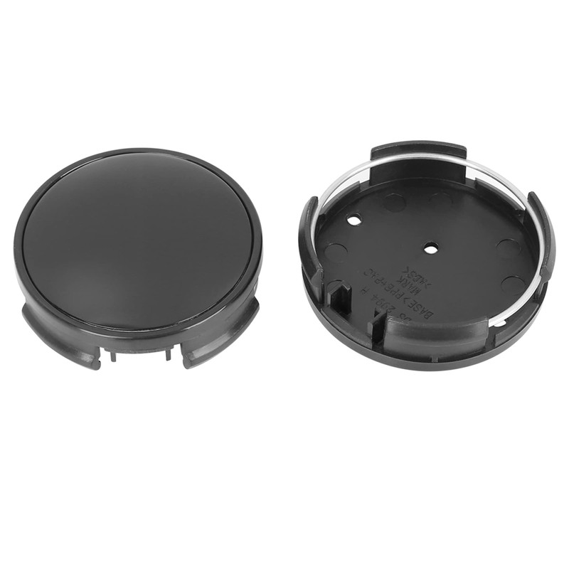 X AUTOHAUX 4 Pcs 62mm 4 Lugs Black Car Wheel