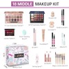 LAZORA- Kit de maquillaje todo en uno Contiene una amplia
