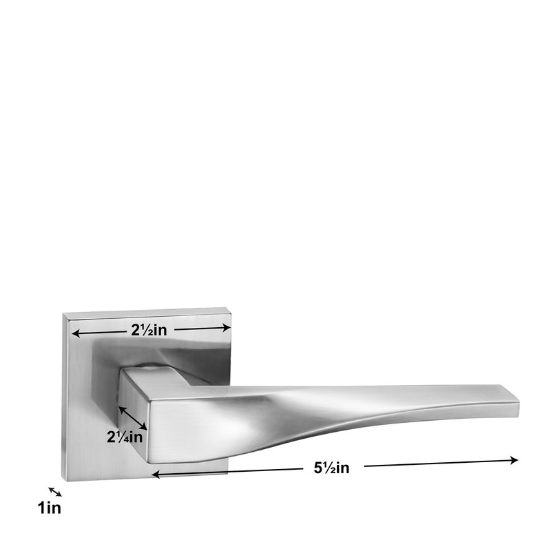 Berlin Modisch Sleek Series Passage Lever Door Handle Non-Locking Lever