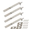 4 Pack (2 Pairs) NUZAMAS Door Flush Bolts 8" (22cm)