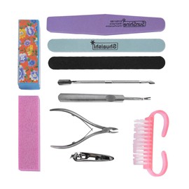 Nail Art Buffer, Lima de esponja para lijado de uñas Buffer Polish Manicure Pedicure Professional Tool Set 10Pcs/Pack