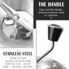 Stainless Steel Potato Ricer with 3 Interchangeable Discs and Large