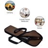 QEES Knife Roll,Heavy Duty Knife Bag,Waxed Canvas knife Case with