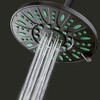 AquaDance 7-inch 6-Setting Rainfall Showerhead with Anti-Microbial Microban Protection from