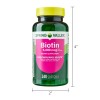 Spring Valley Biotin 5000 mcg Softgels, Hair Skin & Nails