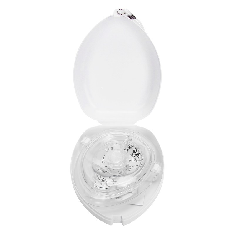 Pocket Resuscitator OneWay Valve Breathing Emergency Artificial CPR Rescue Face