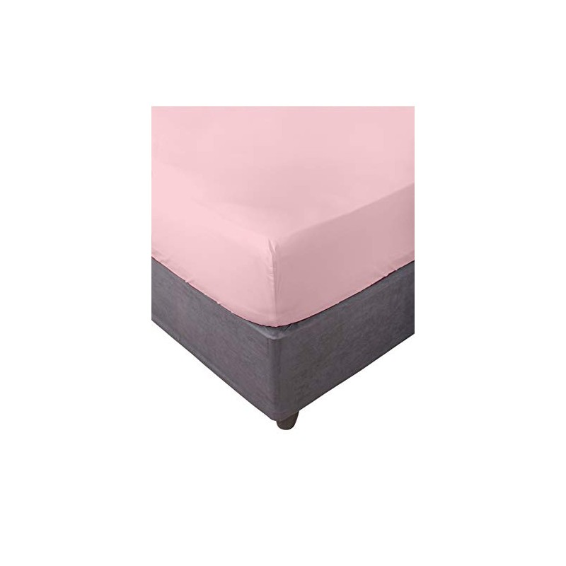 Miracle Home. Fitted Sheet 100% Brushed Microfibre Elastic Fitted Sheet