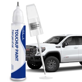 Summit White(GAZ/WA8624) Touch Up Paint for GMC-Exact Match–Chips and Nicks Car Paint Scratch Repair Kit Automotive Paint Pen for Sierra 1500/2500 HD/Acadia/Canyon/Savana/Terrain