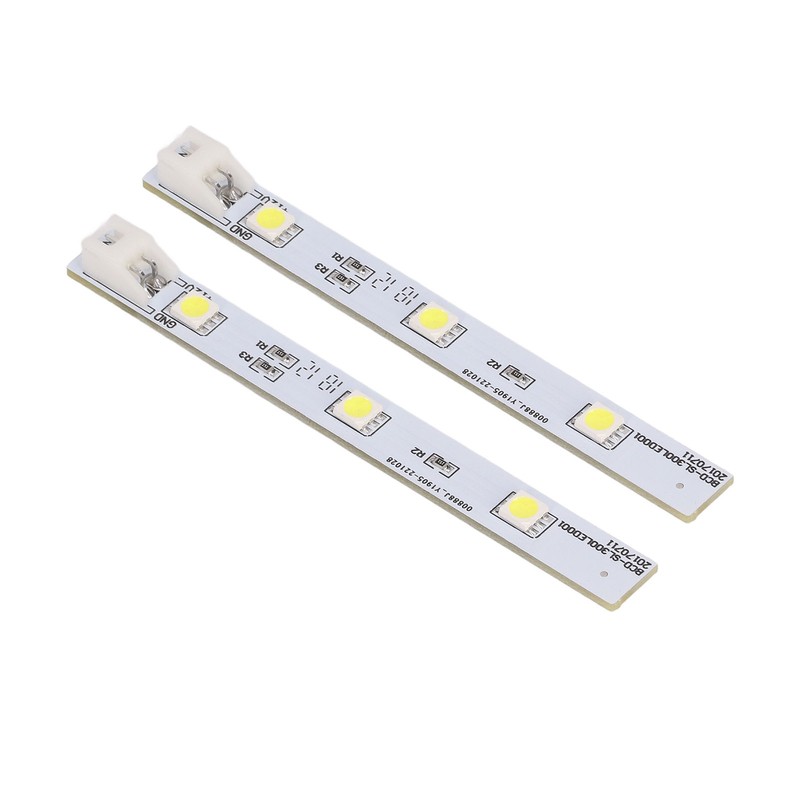 2Pcs Refrigerator LED Light Board White Eyes Friendly Freezer LED