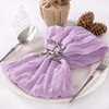 MLMC 60 Pack Cheese Cloth Napkins Lilac Wedding Napkins 21"x21"