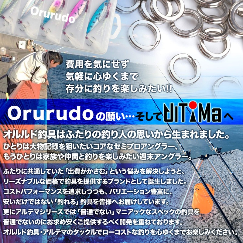 Ollud Fishing Tackle Split Ring (Flat) 100pcs + 3pcs #4