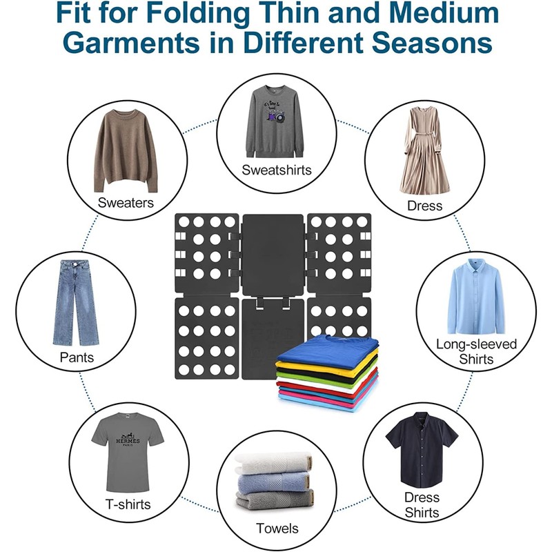 WEEMAGIC Shirt Folder Clothes Folding Board Laundry Room T Shirt
