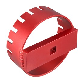 X AUTOHAUX 69800 Fuel Pump Socket Tool Fuel Tank Lock Ring Removal Tool Red
