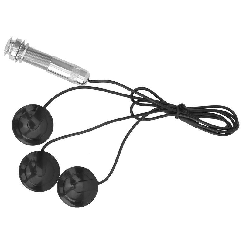 Guitar Piezo Pickup End Button Transducer for Acoustic Guitar Violin