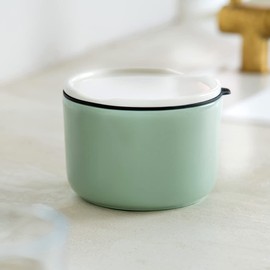 like. by Villeroy & Boch – ToGo & ToStay - lunch box, 13 x 9.5 cm, premium porcelain, round, Mint green