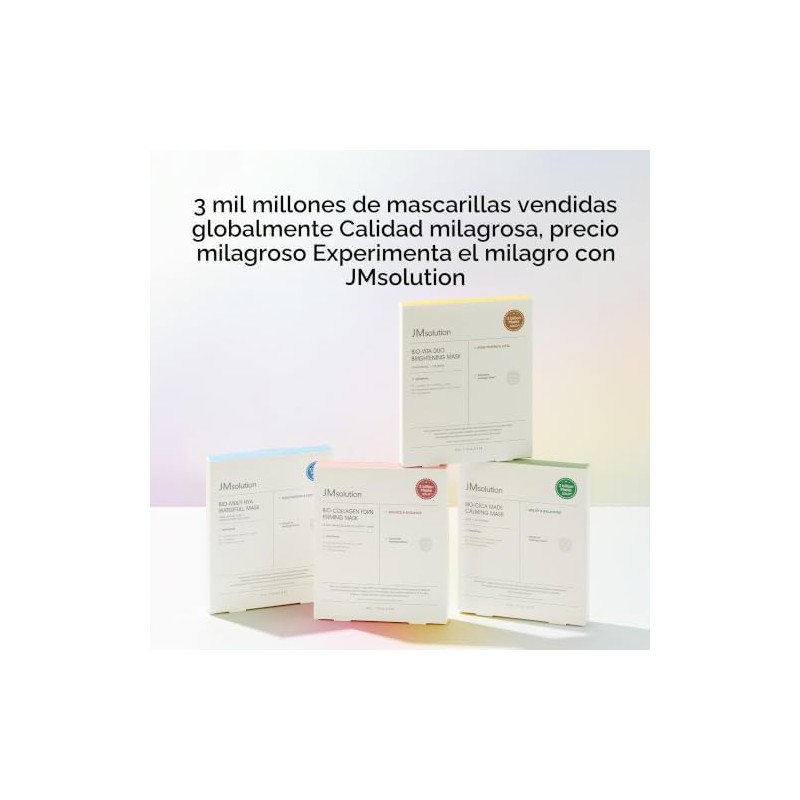 JMsolution Mascarilla Reafirmante Bio Collagen Pdrn Mascarilla De Hidrogel Antiedad