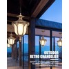 Moddeny Rustic Victorian E26 Exterior Ceiling Pendant Light American Outdoor