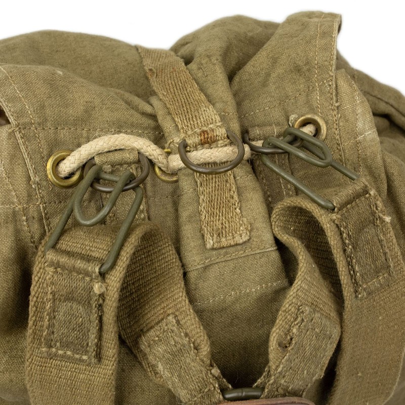 Original Czech army vintage backpack with Y straps suspenders M60
