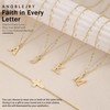 ANOBLEJRY K Necklace Gold Birthday Gifts for Women Friendship Christian