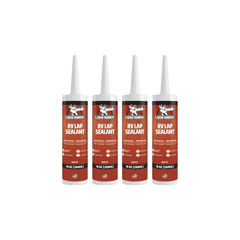 Liquid Rubber Self-Leveling RV Roof Sealant - Waterproof Protection