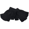 WS Accessories 1 Pair of Kids Unisex Fingerless Gloves [Black]