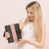 Kryzalite 2 Pack Elastic Leather Notebook Pencil Case Marker Pen