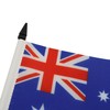 Australia Table Flag 5'' x 8'' plastic stick and base