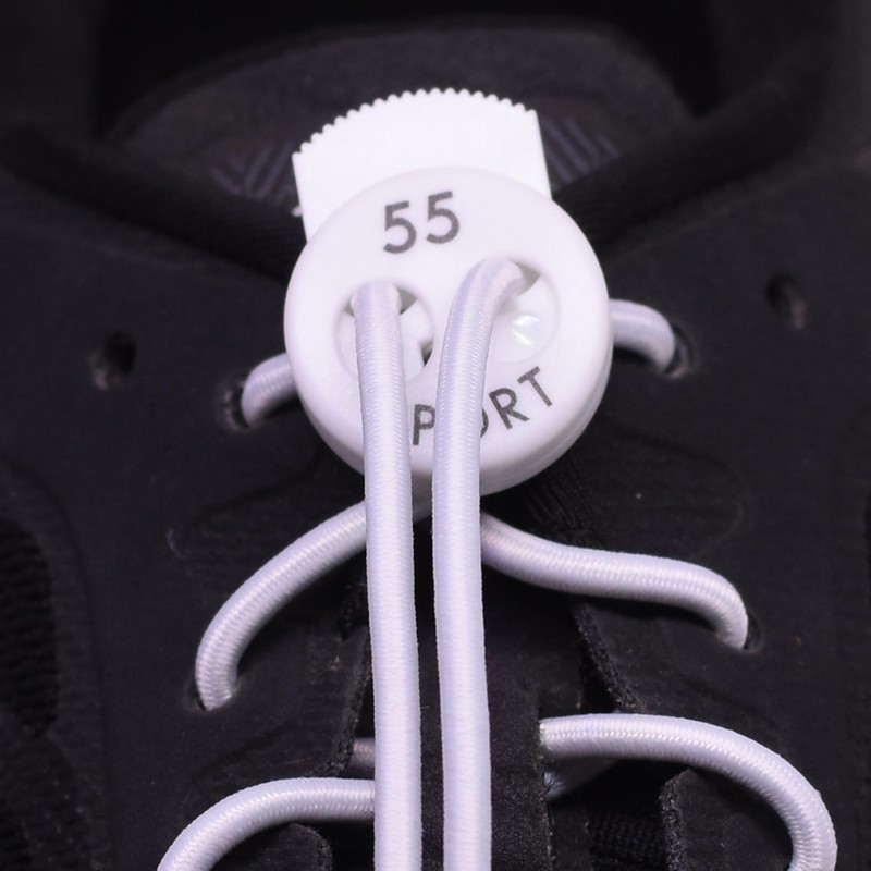 55 Sport Elastic Lock Shoelaces - Orange