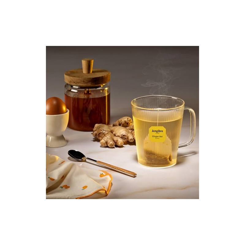 Carmencita. Ginger Tea infusion with Honey (10 teabags). 15g (0.53oz).