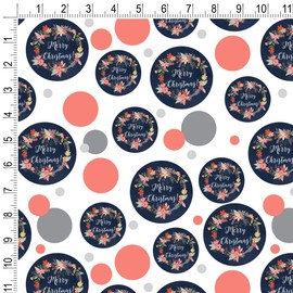 GRAPHICS & MORE Merry Christmas Snowflakes Wreath Gift Wrap Wrapping Paper Roll